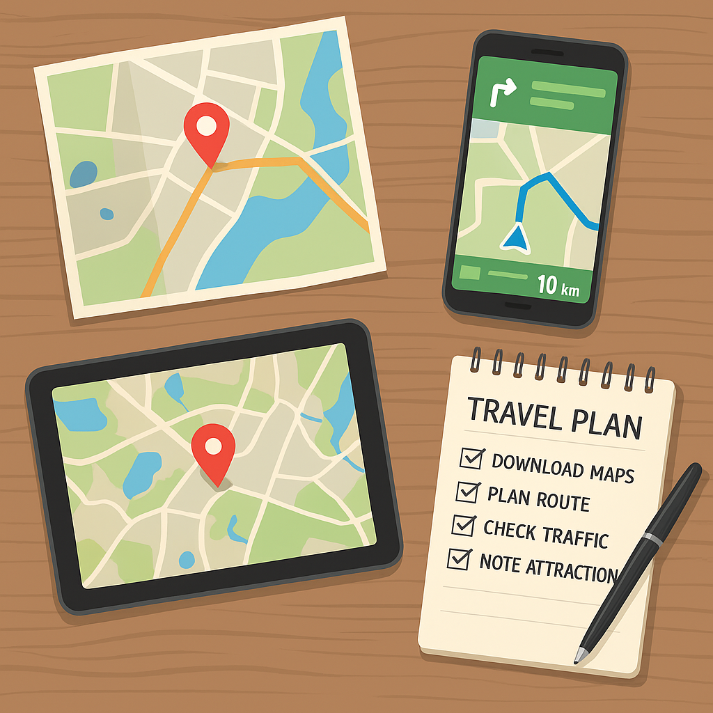 Aplikacje i mapy do planowania tras – jak ułatwić sobie podróż do Domków przy Lipowej