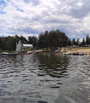 Plaża Stary Dwór nad Zalewem Siemianówka